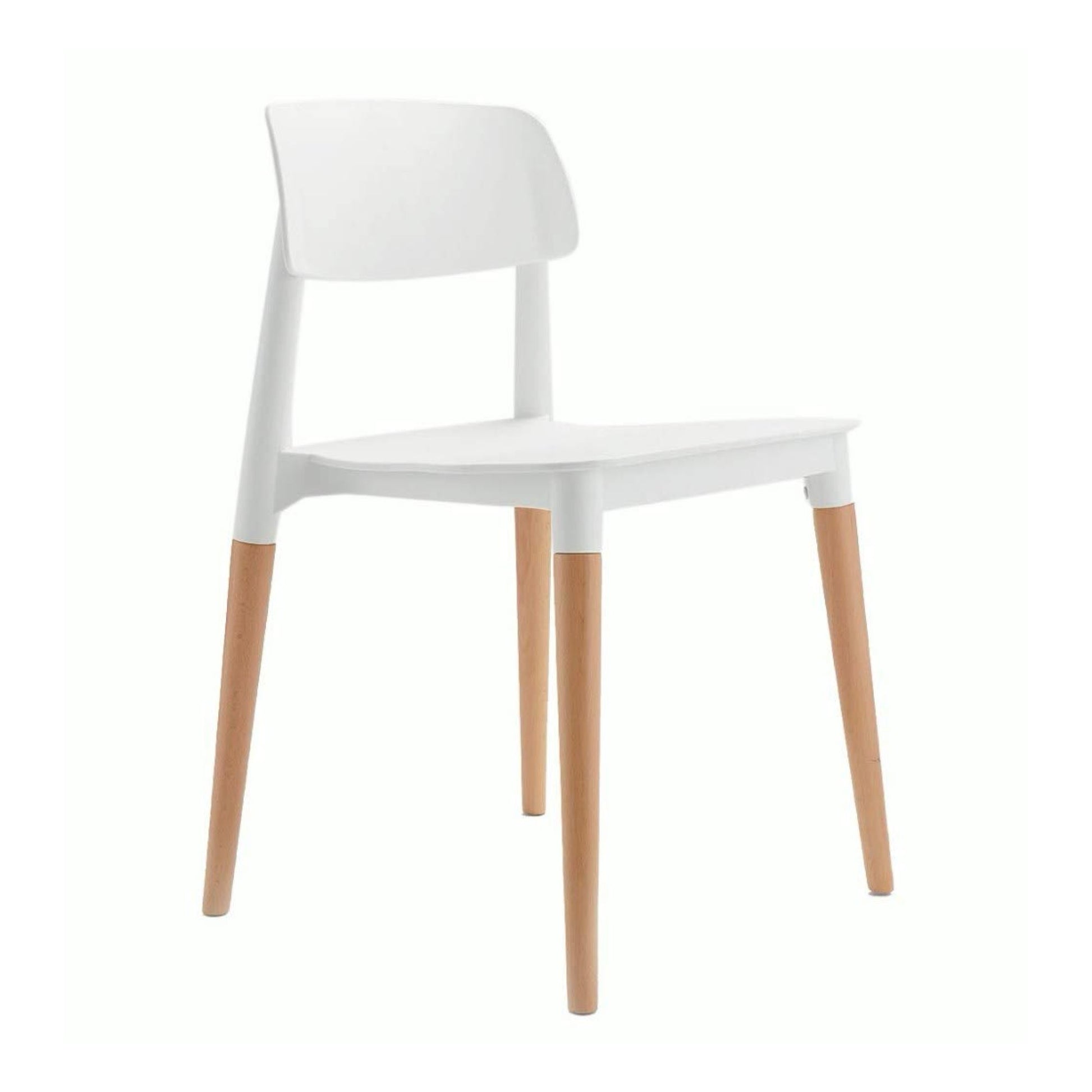 ZEN Chair White - Premium Dining chair from ARMORI - Just Rs. 3500! Shop now at ARMORI