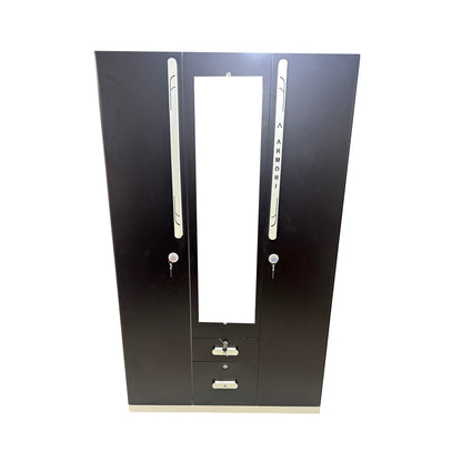 Crystal Metal Wardrobe 3 Door VIVA - Premium Wardrobe from ARMORI - Just Rs. 45000! Shop now at ARMORI