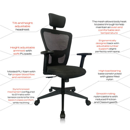 FORGE Chair - Premium Ergonomic chair from ARMORI - Just Rs. 7799! Shop now at ARMORI