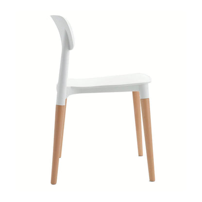 ZEN Chair White - Premium Dining chair from ARMORI - Just Rs. 3500! Shop now at ARMORI