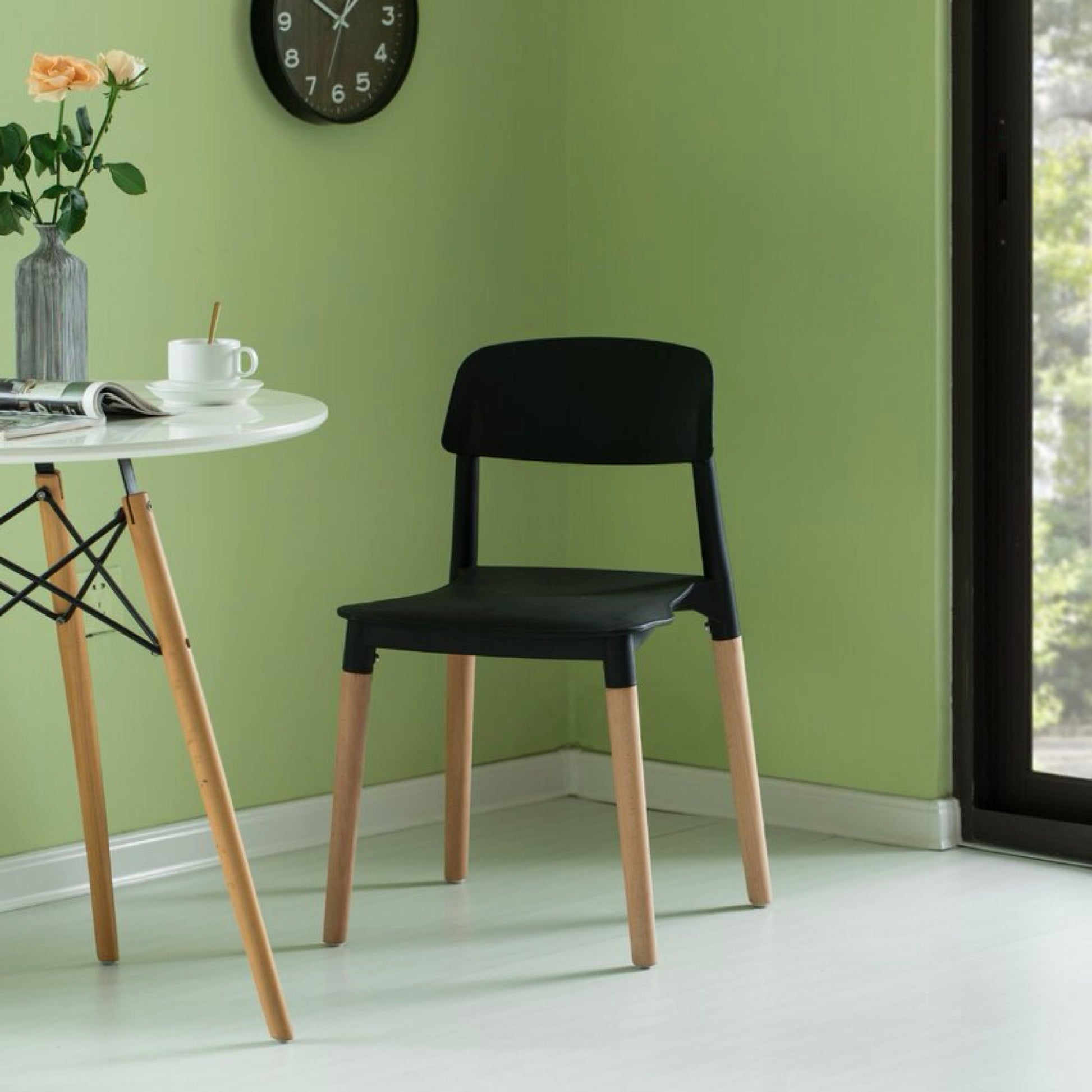 ZEN Chair Black - Premium Dining chair from ARMORI - Just Rs. 3500! Shop now at ARMORI