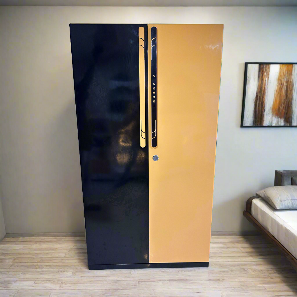 Crystal Metal Wardrobe 2 Door NOVA - Premium Wardrobe from ARMORI - Just Rs. 35000! Shop now at ARMORI