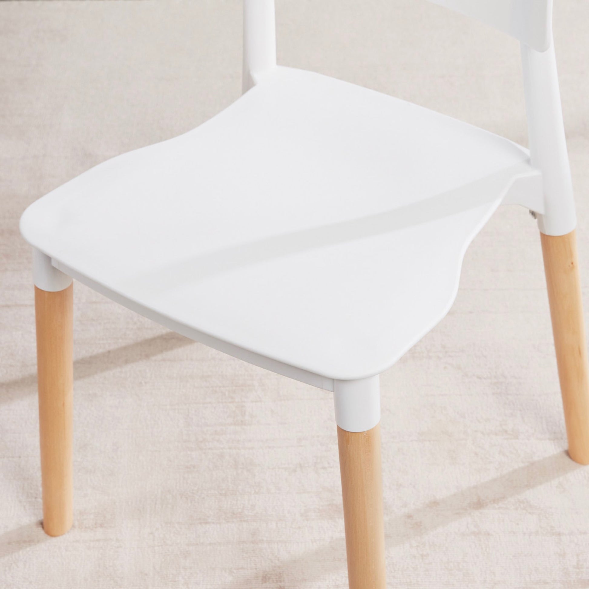 ZEN Chair White - Premium Dining chair from ARMORI - Just Rs. 3500! Shop now at ARMORI