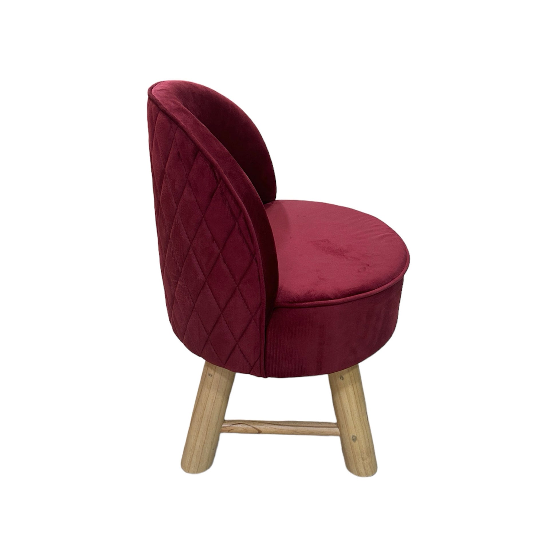 COZY Ottoman Stool Maroon - Premium Ottoman from ARMORI - Just Rs. 5500! Shop now at ARMORI