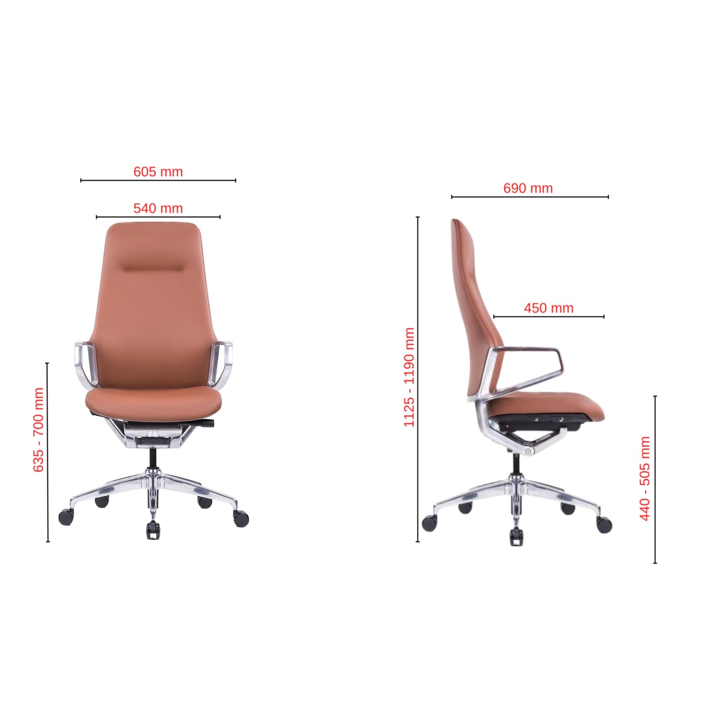 ARICO Chair Brown - Premium Office chair from ARMORI - Just Rs. 70200! Shop now at ARMORI