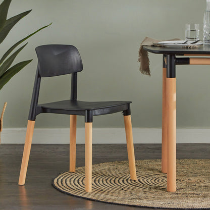 ZEN Chair Black - Premium Dining chair from ARMORI - Just Rs. 3500! Shop now at ARMORI