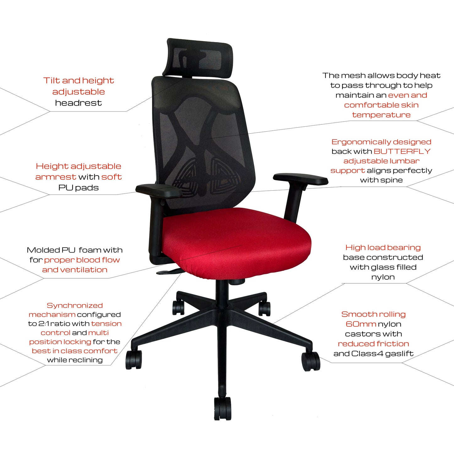 AIRMADA Chair - Premium Ergonomic chair from ARMORI - Just Rs. 8799! Shop now at ARMORI