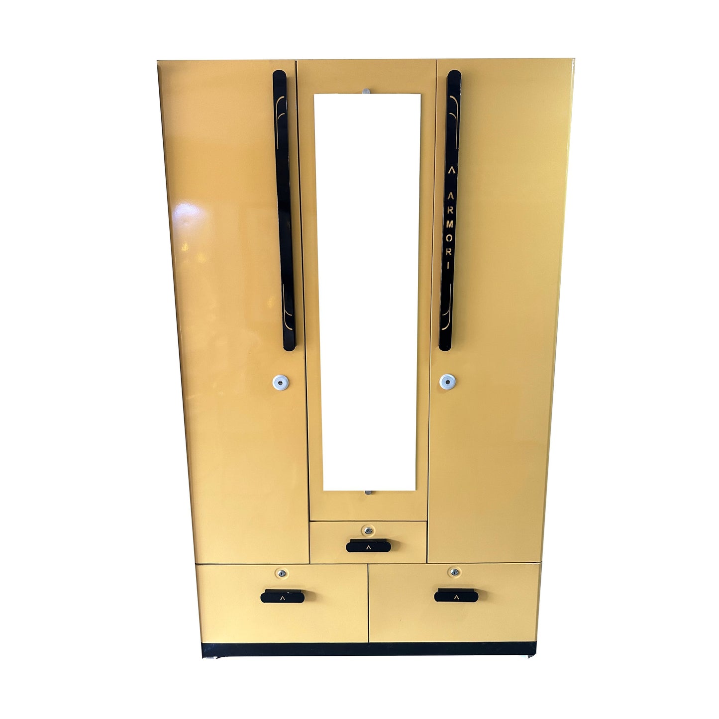 Crystal Metal Wardrobe 3 Door NIRO - Premium Wardrobe from ARMORI - Just Rs. 45000! Shop now at ARMORI