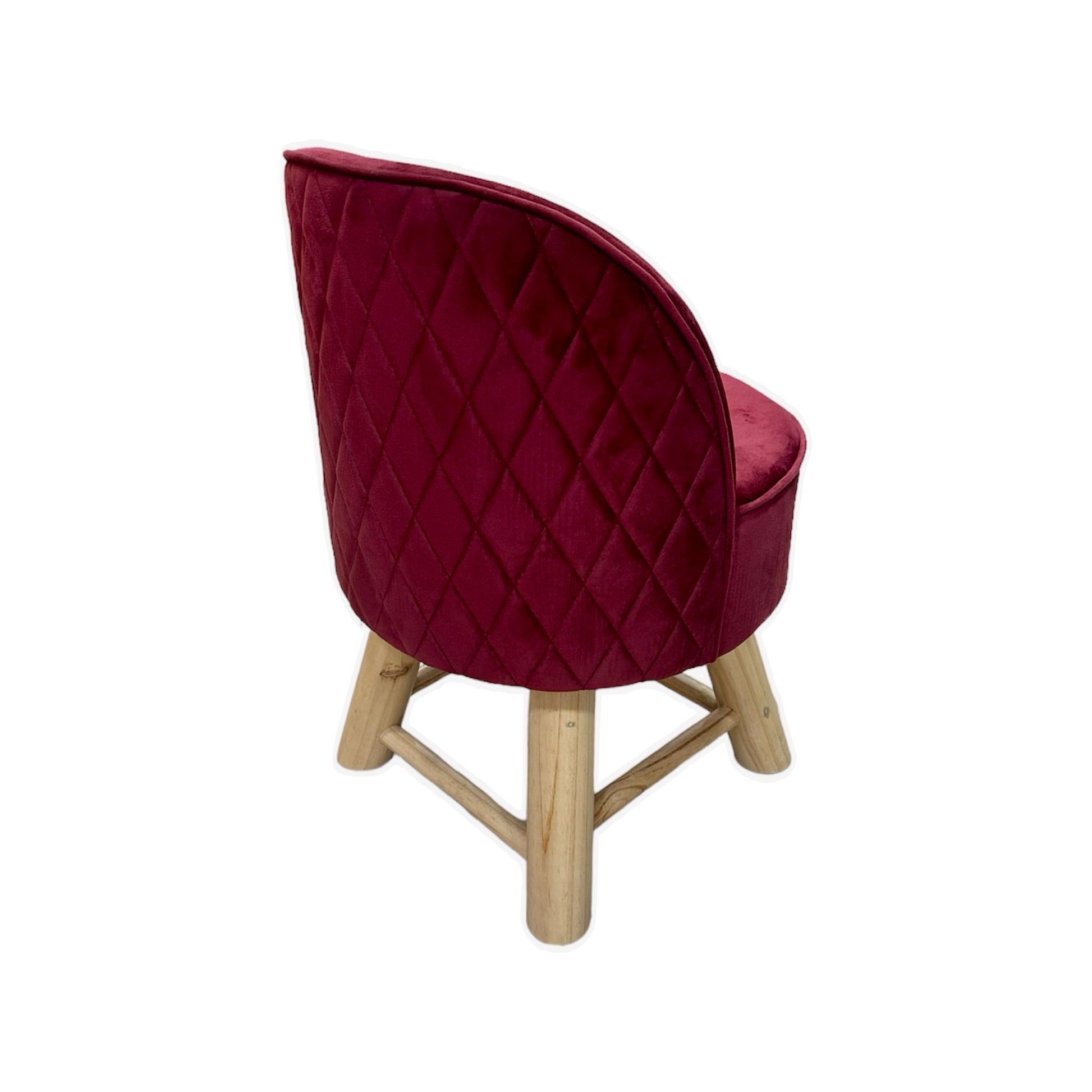 COZY Ottoman Stool Maroon - Premium Ottoman from ARMORI - Just Rs. 5500! Shop now at ARMORI