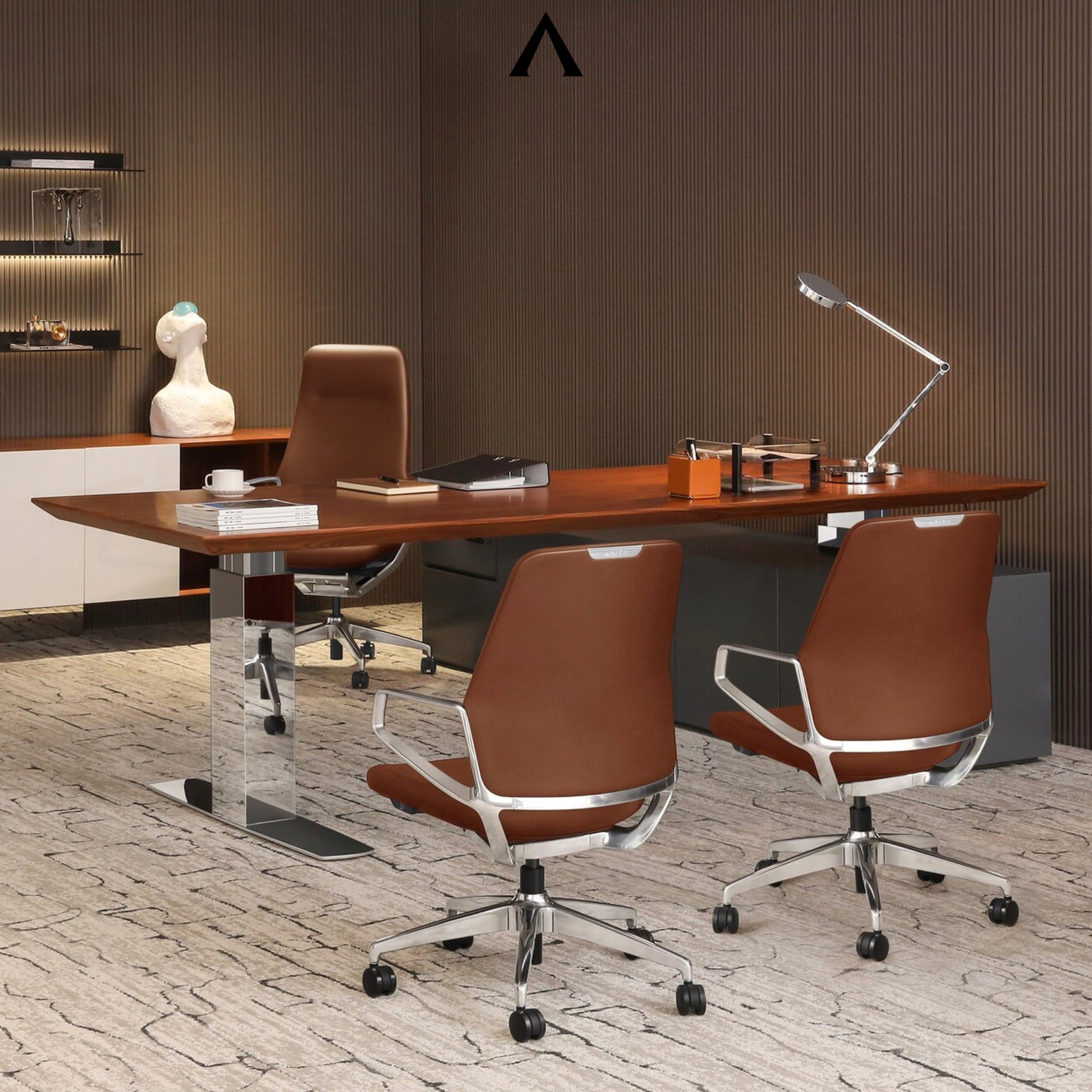 ARICO Chair Brown - Premium Office chair from ARMORI - Just Rs. 70200! Shop now at ARMORI