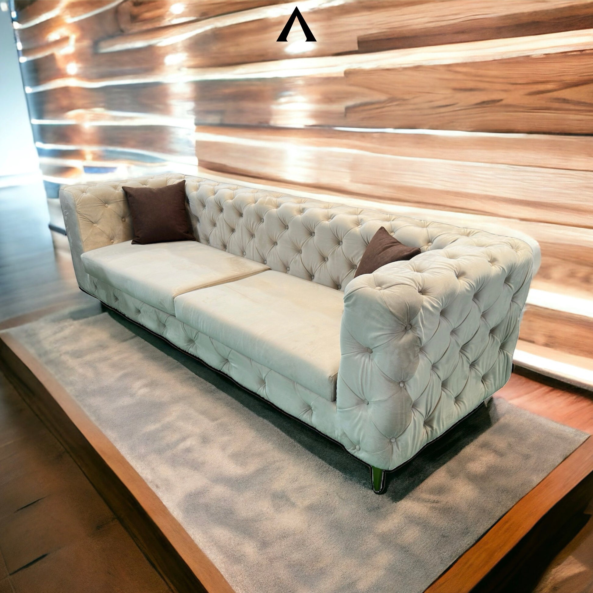 3 Seater Chesterfield Sofa - Premium Sofa from ARMORI - Just Rs. 38000! Shop now at ARMORI