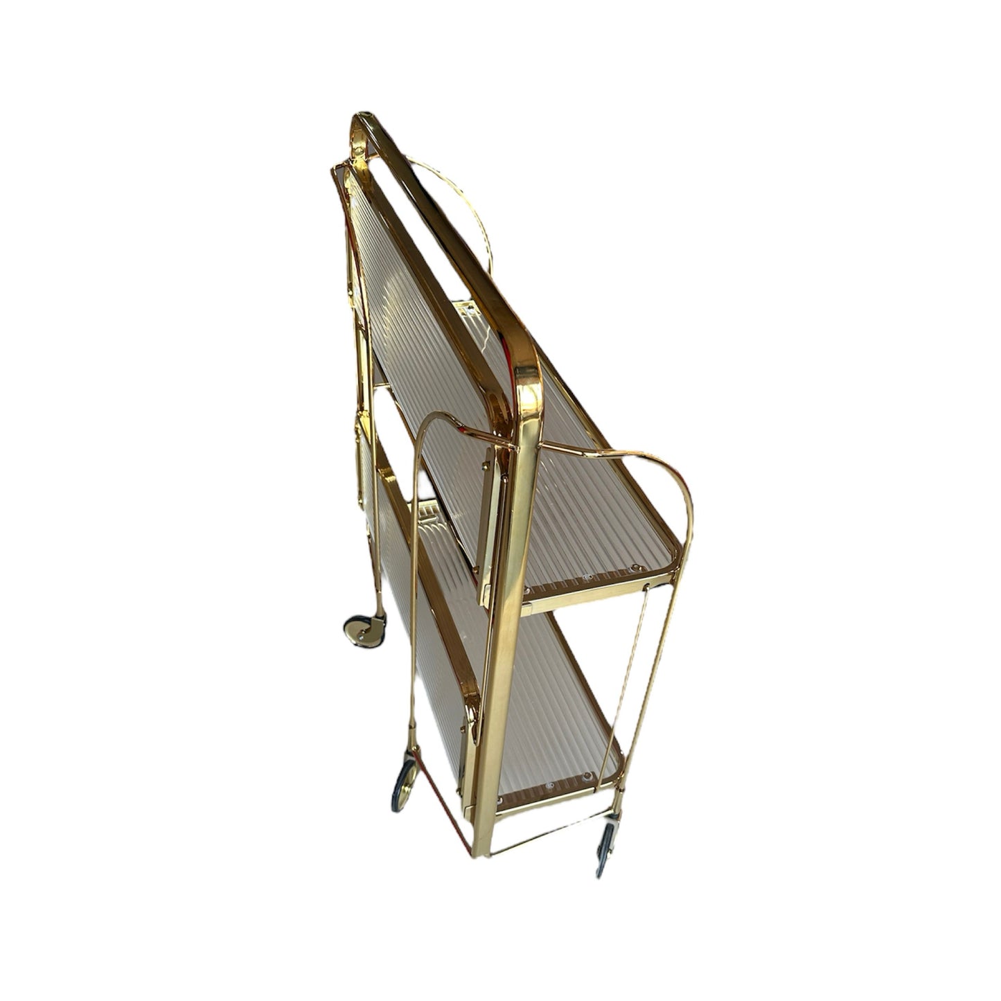 Miami Foldable Service Trolley Gold - Premium Service trolley from ARMORI - Just Rs. 14500! Shop now at ARMORI