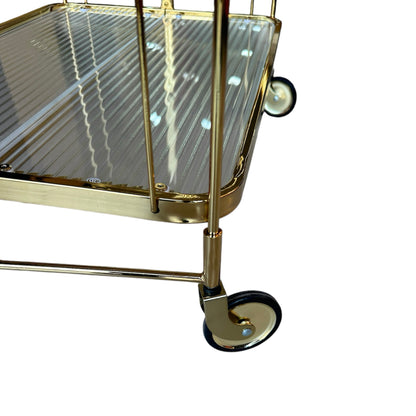 Miami Foldable Service Trolley Gold - Premium Service trolley from ARMORI - Just Rs. 14500! Shop now at ARMORI