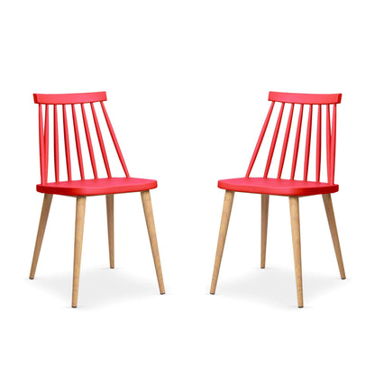 MODENA Chair Red - Premium Dining chair from ARMORI - Just Rs. 3800! Shop now at ARMORI