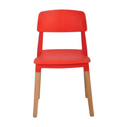 ZEN Chair Red - Premium Dining chair from ARMORI - Just Rs. 3500! Shop now at ARMORI