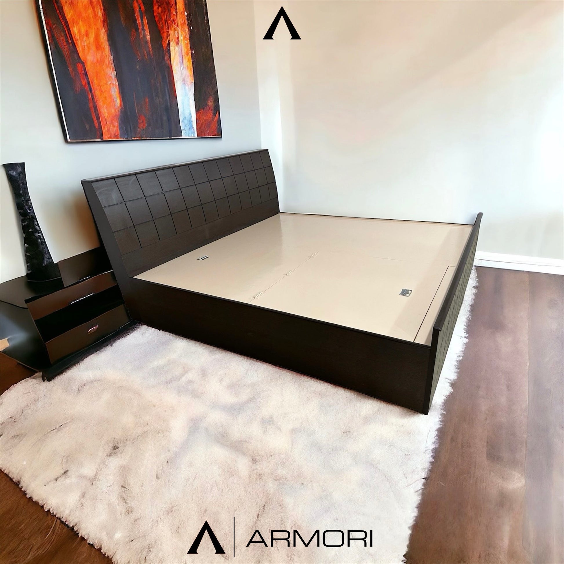 CHECKS Bed - Premium Bed from ARMORI - Just Rs. 41999! Shop now at ARMORI