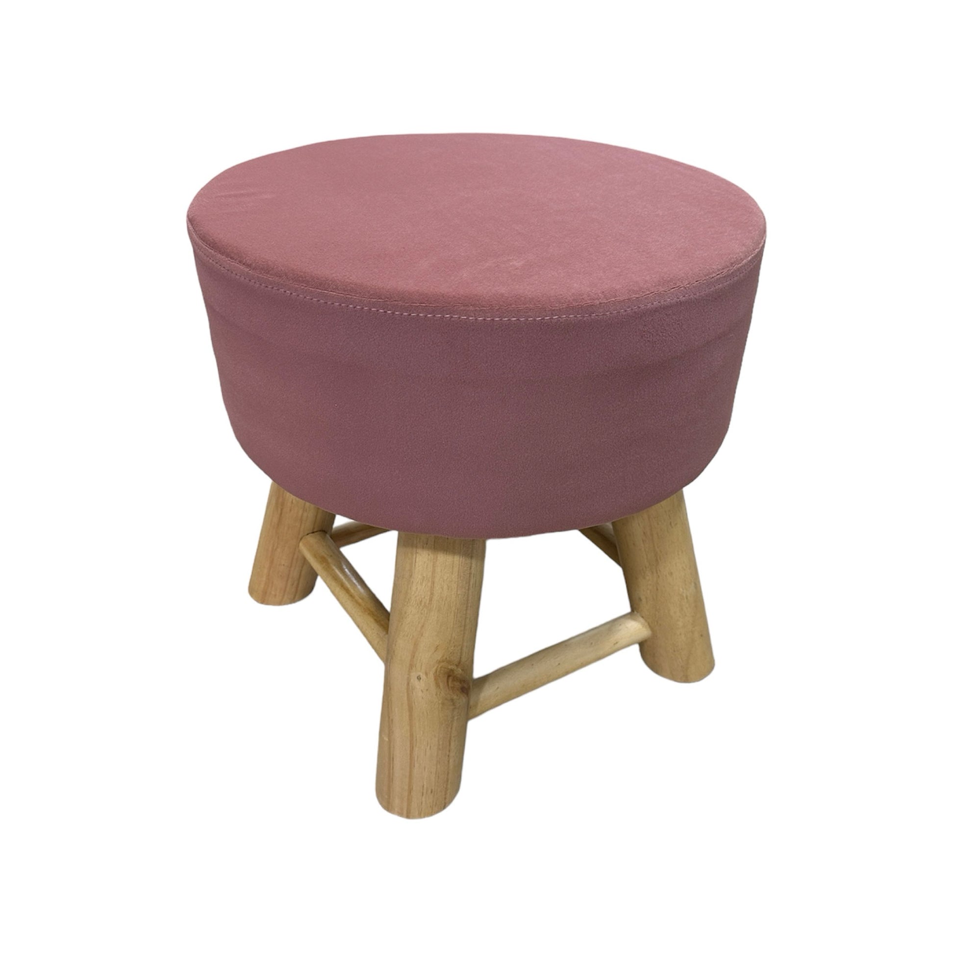 OAKIE Ottoman Pouffe Peach - Premium Ottoman from ARMORI - Just Rs. 4200! Shop now at ARMORI