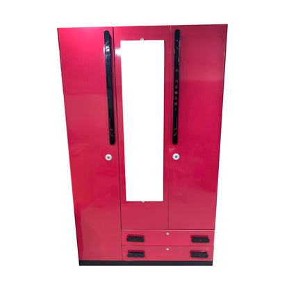 Crystal Metal Wardrobe 3 Door ROYAL - Premium Wardrobe from ARMORI - Just Rs. 45000! Shop now at ARMORI